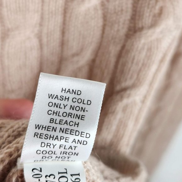 Banana Republic 100% Extra Fine Alpaca Cable Knit Sweater XS Flawed - Picture 6 of 8